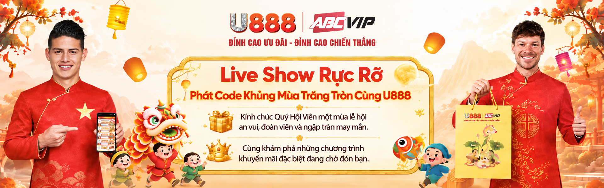 u888 live show phat code khung